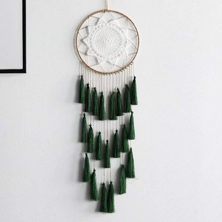 Macrame-unisiepparit makuuhuoneeseen - Tassel-seinävaate käsintehty
