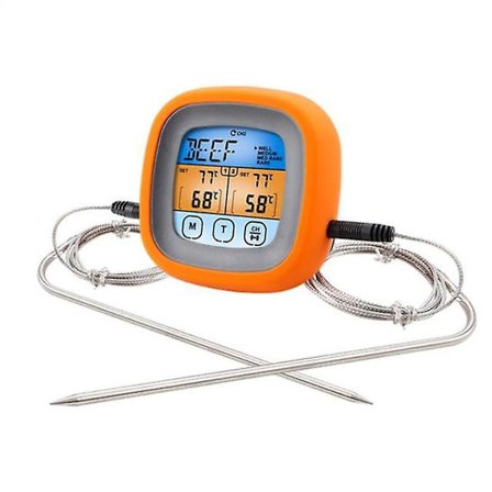 Dubbelnåls färgdisplay mattermometer kök bakning touch