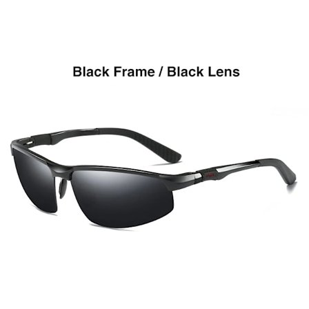 AORON Polariserade solglasögon för män, vintage legering solglasögon, retro lyxiga herrglasögon, anti-UV solglasögon för män Oculos De Sol