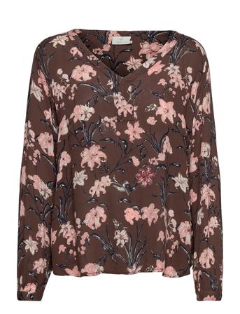 Kabree Amber Blouse Brown Kaffe