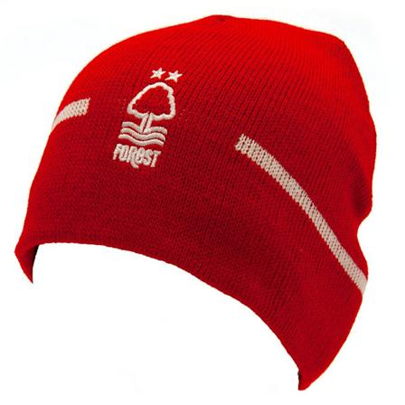 Nottingham Forest FC Beanie One Size Röd/Vit Red/White One Size