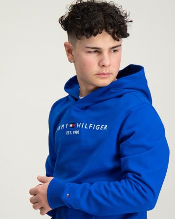 Tommy Hilfiger ESSENTIAL HOODIE Blau Hoodies/Kapuzenpullover Unisex - Kidsbrandstore