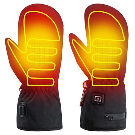 Naisten lämmitettävät hanskat Latautuvat lämmityshanskat Kosketusnäyttöön sopivat liukastamattomat fleecevuoratut hanskat Talviset lämmityshanskat 
