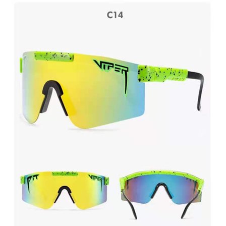 Cykelglasögon Galvaniserad Sport Populära Utomhusglasögon TR90 Stor Ram