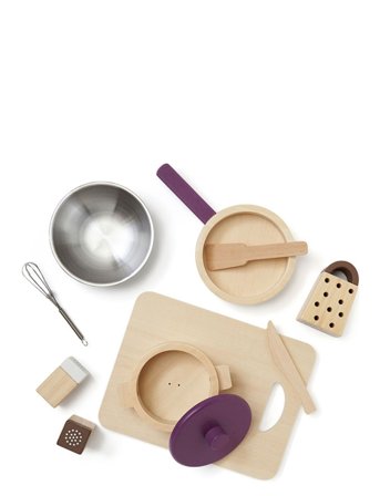 Kid's Concept Cookware Play Set Bistro - Beige - ONE SIZE