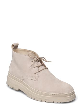 James Semskede Boots Snøresko Beige VAGABOND*Betinget Tilbud