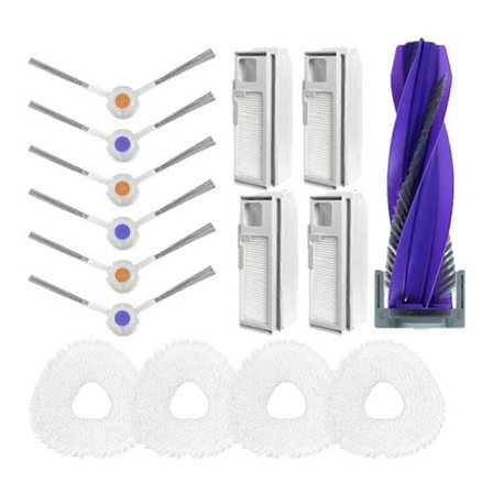 Ersättningsdel för Freo X Ultra / J4 / J4 Lite Robotdammsugare Huvudsida Borste Mopp Dammpåse Filter Integrerad