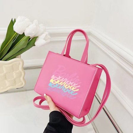 Barbie Graffiti Kangaskassi Barbie Käsilaukku ROSE RED