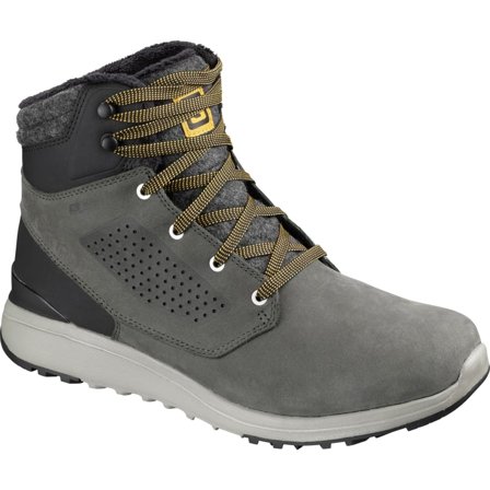 Salomon Men's Utility Winter CS Waterproof Men lined boots Grey 44