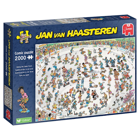 Jan Van Haasteren Riding the Skate Bowl Pussel 2000 bitar