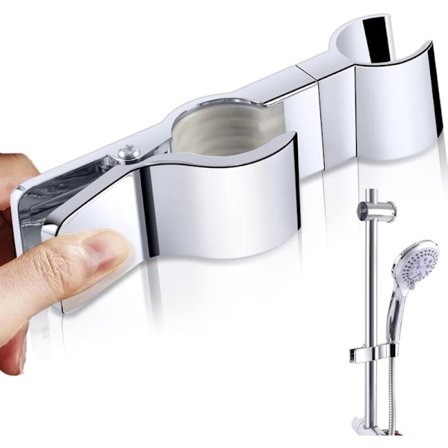 Duschhållare, billigt duschhuvud, duschstång med dusch utan borrning, 45° justerbar dusch