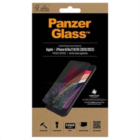 iPhone 6/6S/7/8/SE (2020)/SE (2022) PanzerGlass Standard Fit...
