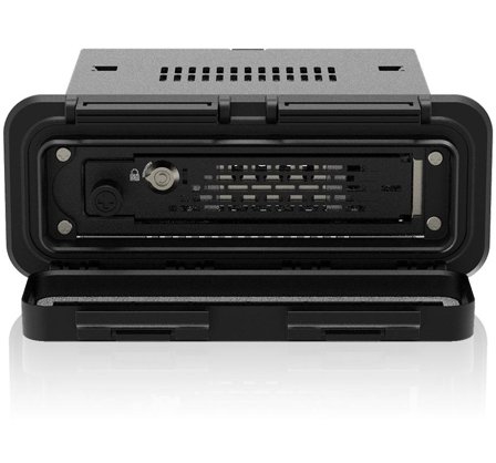 ICY DOCK 2.5" to 3.5" SAS/SATA Rack w/ Keylock & Waterproof Front