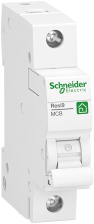 Schneider Electric R9F28110 Dvärgbrytare 1-polig, 230V 10 A, Anslutningsdon & kablar