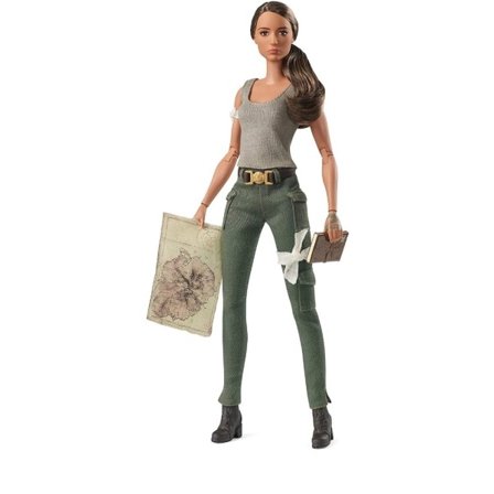 Svart Label Barbie Dukker Samling Tomb Raider Dukke Leker
