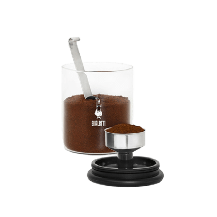 Bialetti Kaffeburk + mått 250g Köksförvaring Transparant 250gr