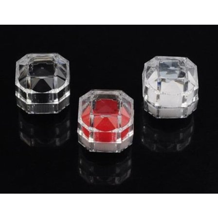 1 stk gjennomsiktig akryl oppbevaringsboks gavepakke utstillingsveske