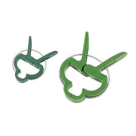 20 st Fäste Växthusfäste Stolpe Fast Klämma Växter Blomma Plantor Stamstöd Växtympning Pinnar Kopplingsklämma