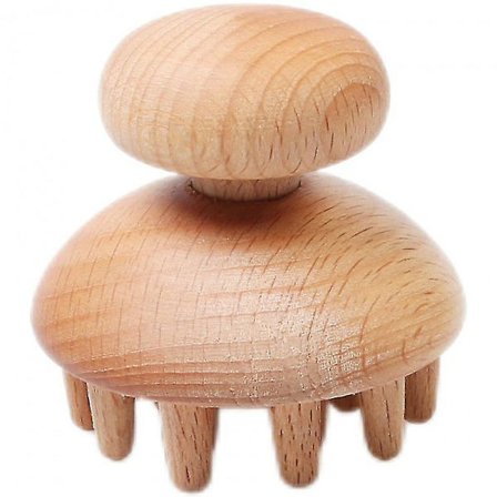 Trämassagesverktyg Lymfdräneringsmassageapparat Anti Cellulite Fascia Massagerulle För Hela Kroppen Muskelavslappning Ny X~(Trä-Stor)