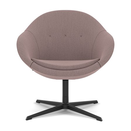 Varier Furniture Kokon Club - Pink Wool - Black base