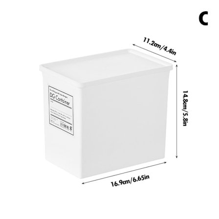 Vaskepulver til husholdningen Vaskepulverkasser Opbevaring med låg_xx