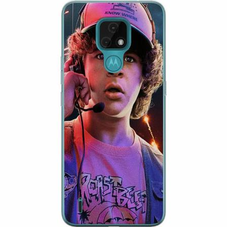 Motorola Moto E7 Genomskinligt Skal Stranger Things - Dustin H