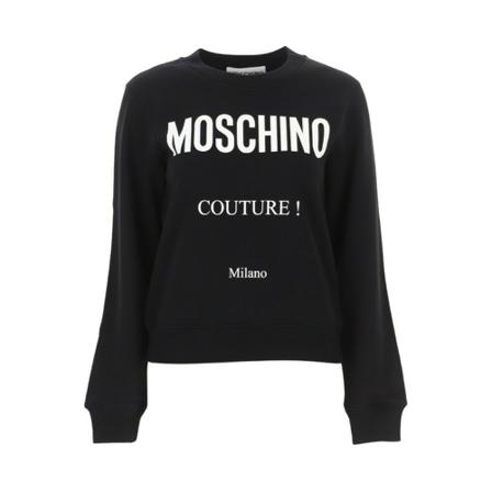 Moschino, Sweatshirts Czarny, Kobieta, Rozmiar: S