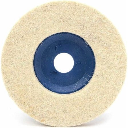 TRIOM 3 st Poleringsskiva Poleringsskiva 100 Graders Vinkel Filt Poleringsskiva Slipningsskiva Slipningsskiva Filt Skiva 100mm 4 Tum