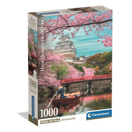 Palapeli 1000 Pcs CB Himeji Castle In Spring