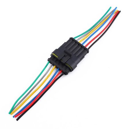 Vandtæt 6-benet bilkabel til elektrisk stik