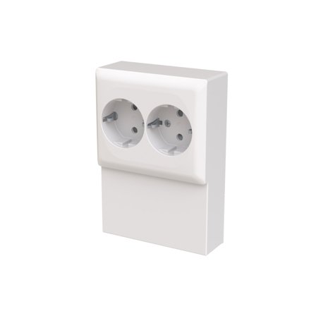 ABB Saga 402EL-916 Vegguttak 2-veis, Strømbrytere & vegguttak