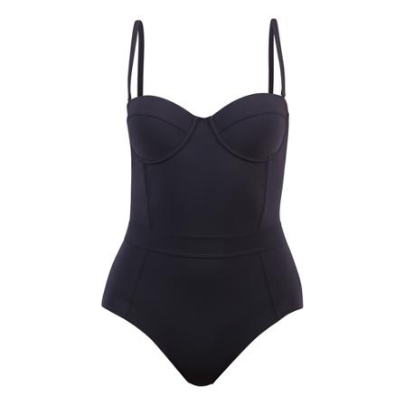 Tory Burch, One-piece Zwart, Dames, Maat:M,elastaan