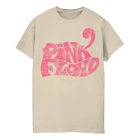 Pink Floyd Dam/Damer Retro Logo Bomull Boyfriend T-shirt M