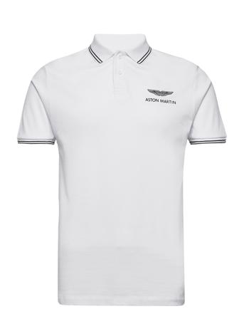 Amr Tipped Polo Polos Short-sleeved Valkoinen Hackett London
