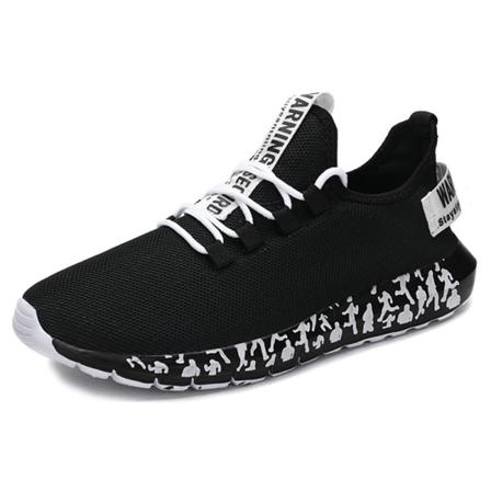 Sneakers För Män Med Snörning Av Atletiska Skor