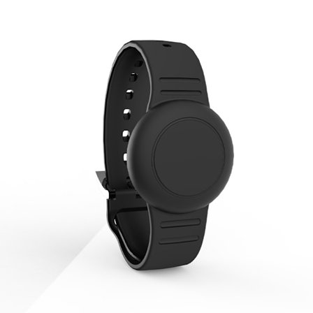 AirTag Kids Armbånd, 1-Rem Pakke, for Apple AirTag Armbånd (svart)
