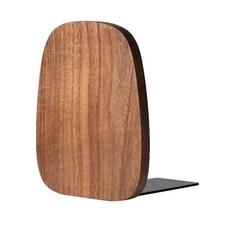 2st Skrivbordsbokstöd Konstbokställ SVART VALNÖT TRÄ SVART