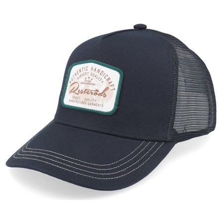 Resteröds - Zwart trucker Cap - Black Multicolor Trucker @ Hatstore