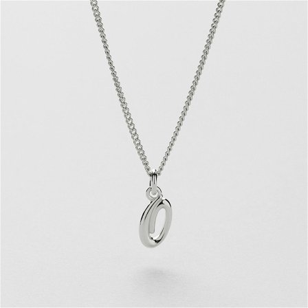O Vintage Letter Necklace