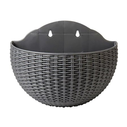 Veggmonterte Blomsterpotter Blomsterpotte Gave Balkong Halvsirkelformet Innendørs Utendørs Hjemmedekorasjon Hengende Europeisk Stil Vase