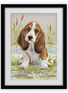 Diamond Painting Welpe