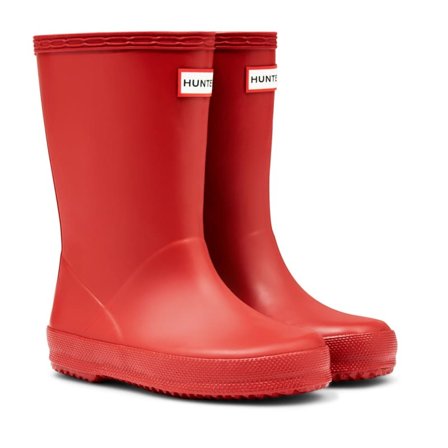 Hunter Boots Ltd Original Kids First Classic Wellington Boots Children lined boots Red UK 12/EU 31