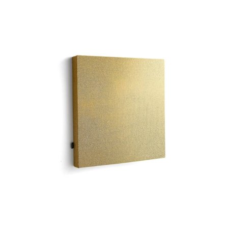 Akustikpaneel POLY, quadratisch, 600 x 600 x 56 mm, Wandmontage, gelb