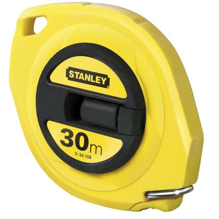 STANLEY 0-34-108 Målebånd stål, lukket rulle, 30 meter, Måleinstrumenter