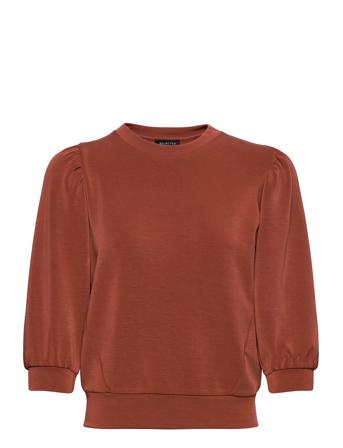 Slftenny 3/4 Sweat Sweat-shirt Tröja Röd Selected Femme