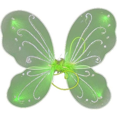 Sommerfuglevinger Halloween Cosplay Glimmer Fe Håndvinger Performance Rekvisitter Halloween Kostume til Børn Lille Pige Kvinder