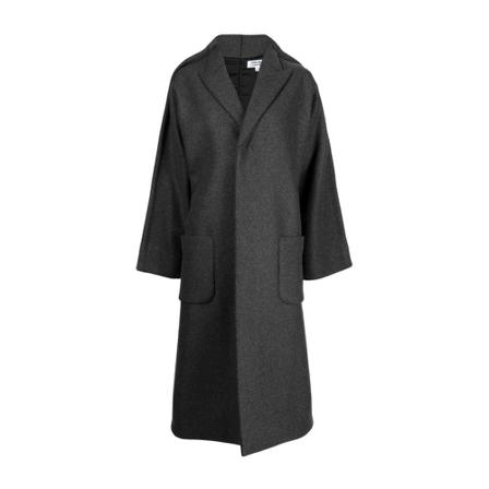 Comme des Garçons, Single-Breasted Coats Zwart, Dames, Maat:L