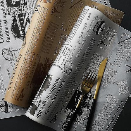 Madlavning Bagepapir Bageværktøj Madpapir Smørepapir Brød Sandwich Burger Pommes Frites Indpakninger