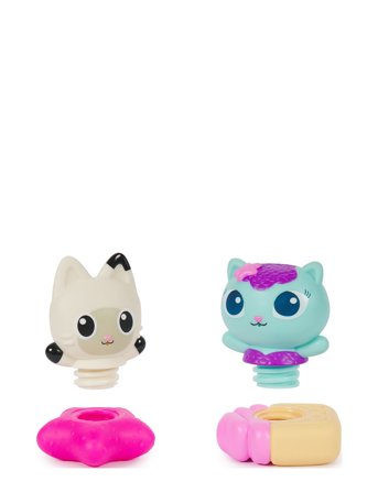 Gabby's Dollhouse Gabby's Dollhouse Bath Squirter Set W/2 Figures - Multi/patterned - ONE SIZE