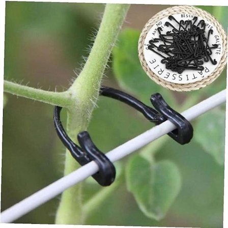 100 stk hageplanter bundet løkker planter festet drivhuskrok landbruks grønnsaksgreier hagegreier hageplast